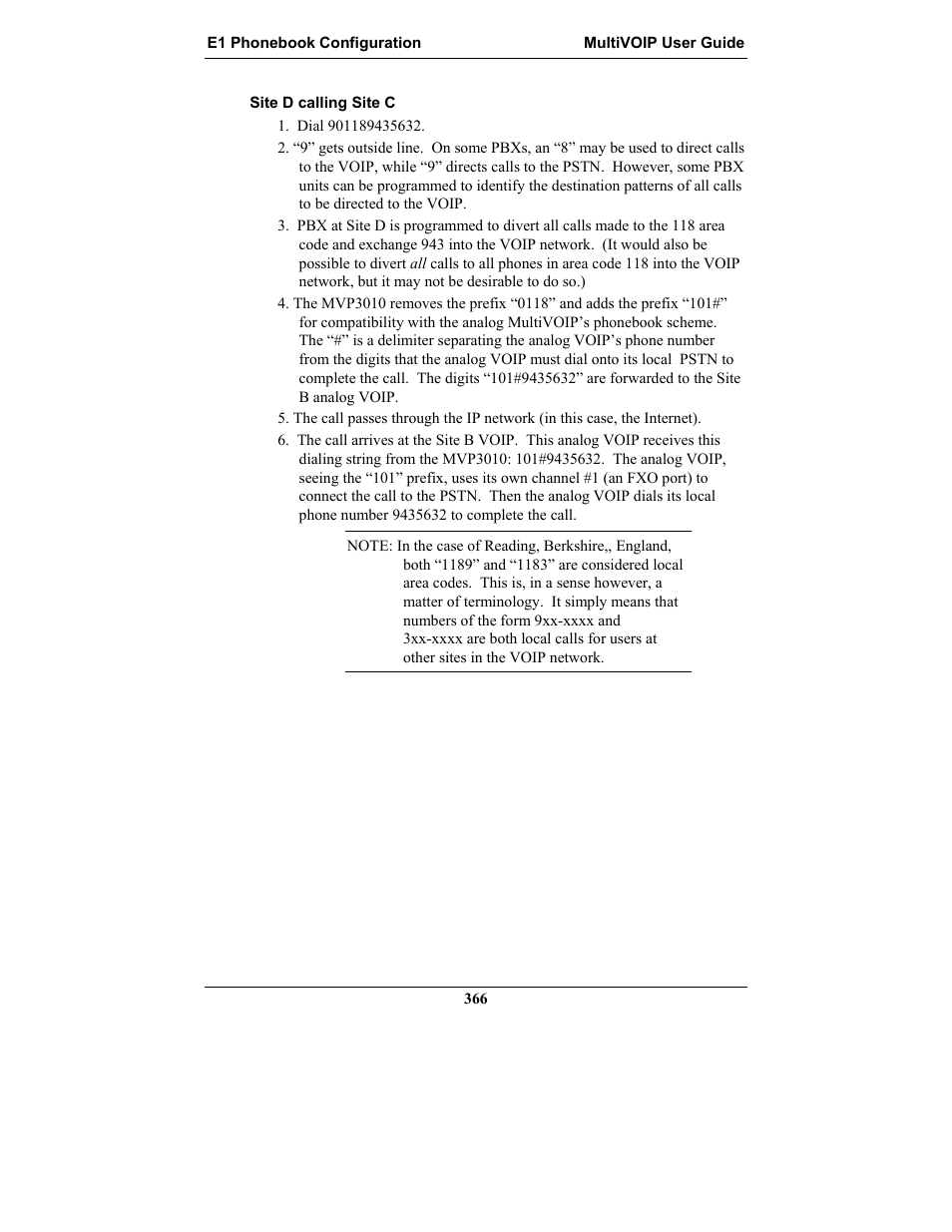 Multi-Tech Systems MULTIVOIP MVP-2410 User Manual | Page 366 / 605