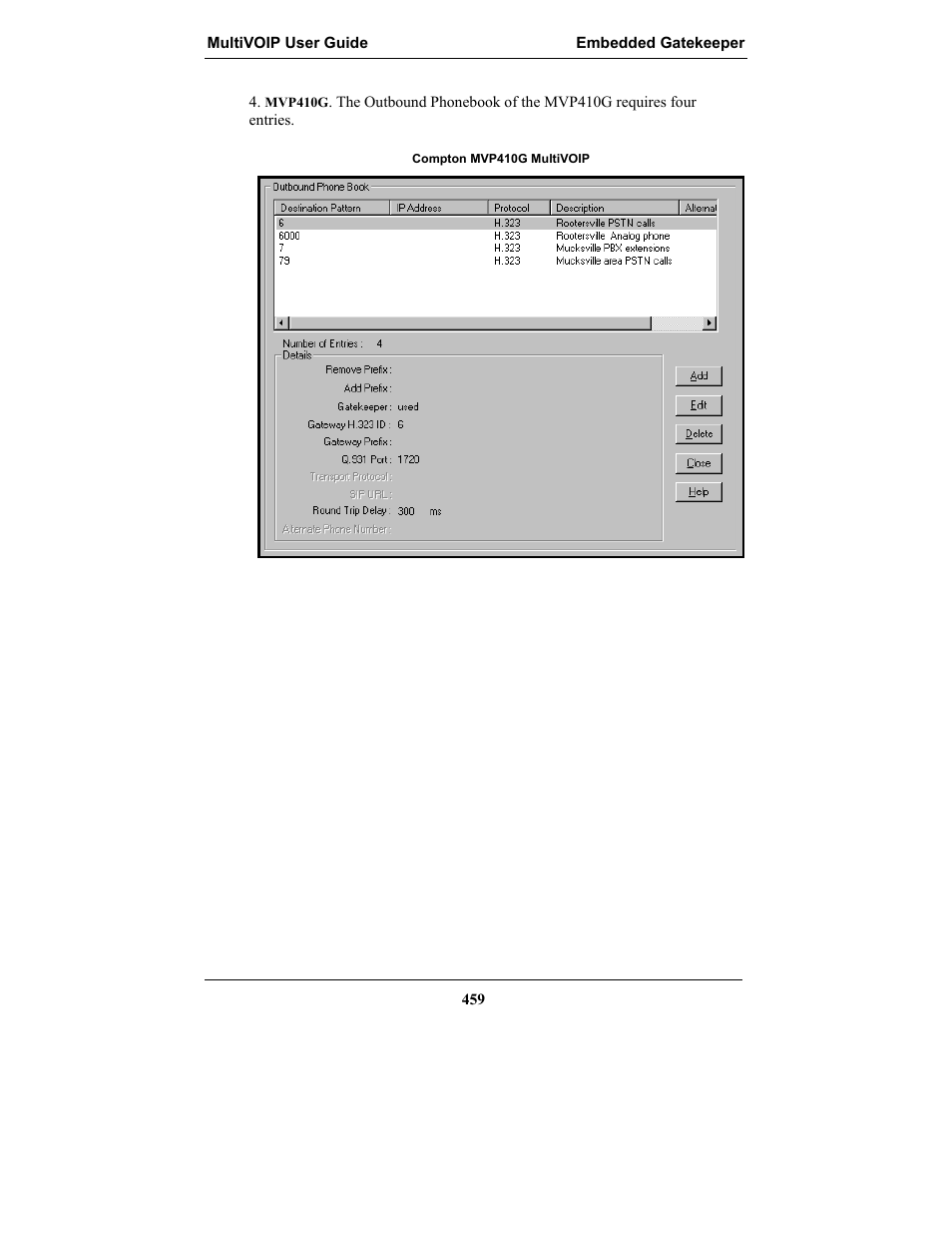 Multi-Tech Systems MULTIVOIP MVP-2410 User Manual | Page 459 / 605