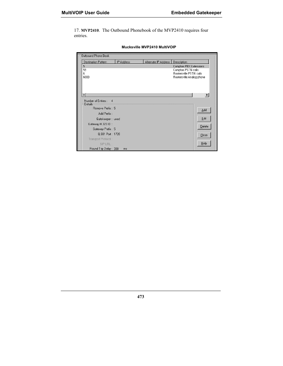 Multi-Tech Systems MULTIVOIP MVP-2410 User Manual | Page 473 / 605