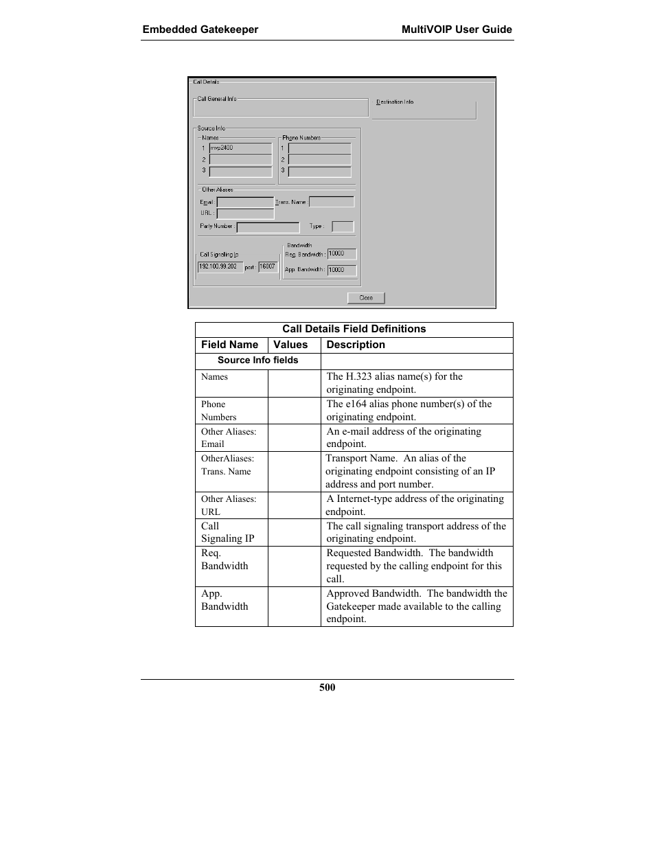 Multi-Tech Systems MULTIVOIP MVP-2410 User Manual | Page 500 / 605
