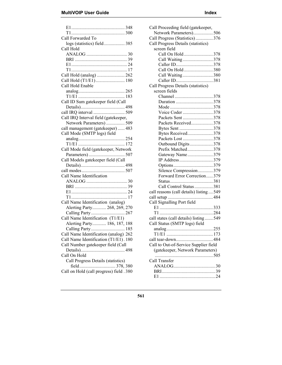 Multi-Tech Systems MULTIVOIP MVP-2410 User Manual | Page 561 / 605