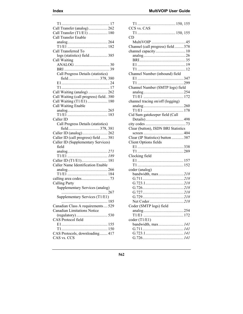 Multi-Tech Systems MULTIVOIP MVP-2410 User Manual | Page 562 / 605