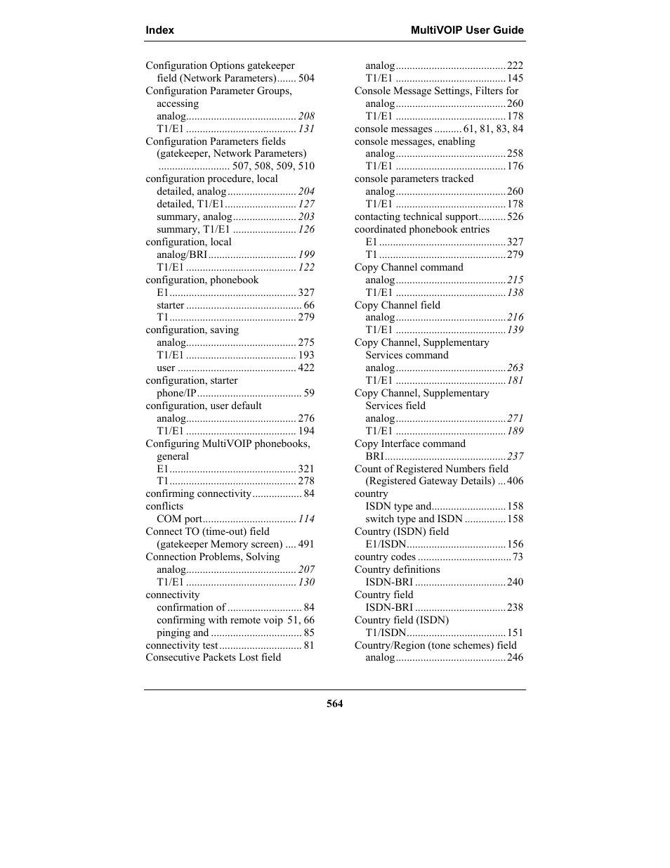 Multi-Tech Systems MULTIVOIP MVP-2410 User Manual | Page 564 / 605