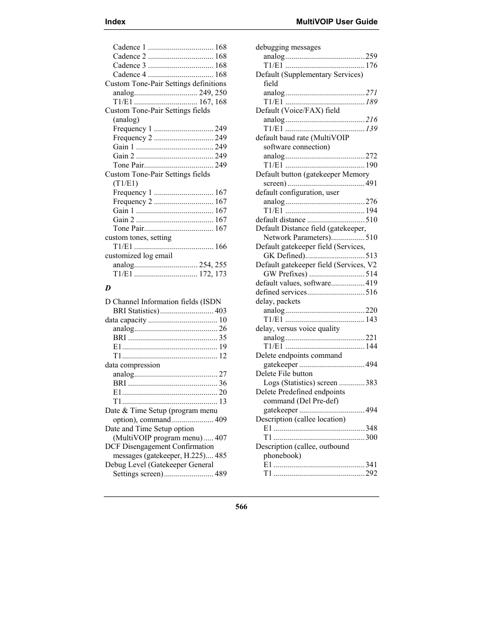 Multi-Tech Systems MULTIVOIP MVP-2410 User Manual | Page 566 / 605