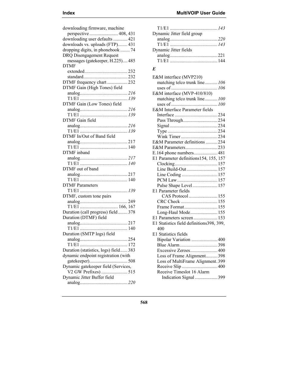 Multi-Tech Systems MULTIVOIP MVP-2410 User Manual | Page 568 / 605