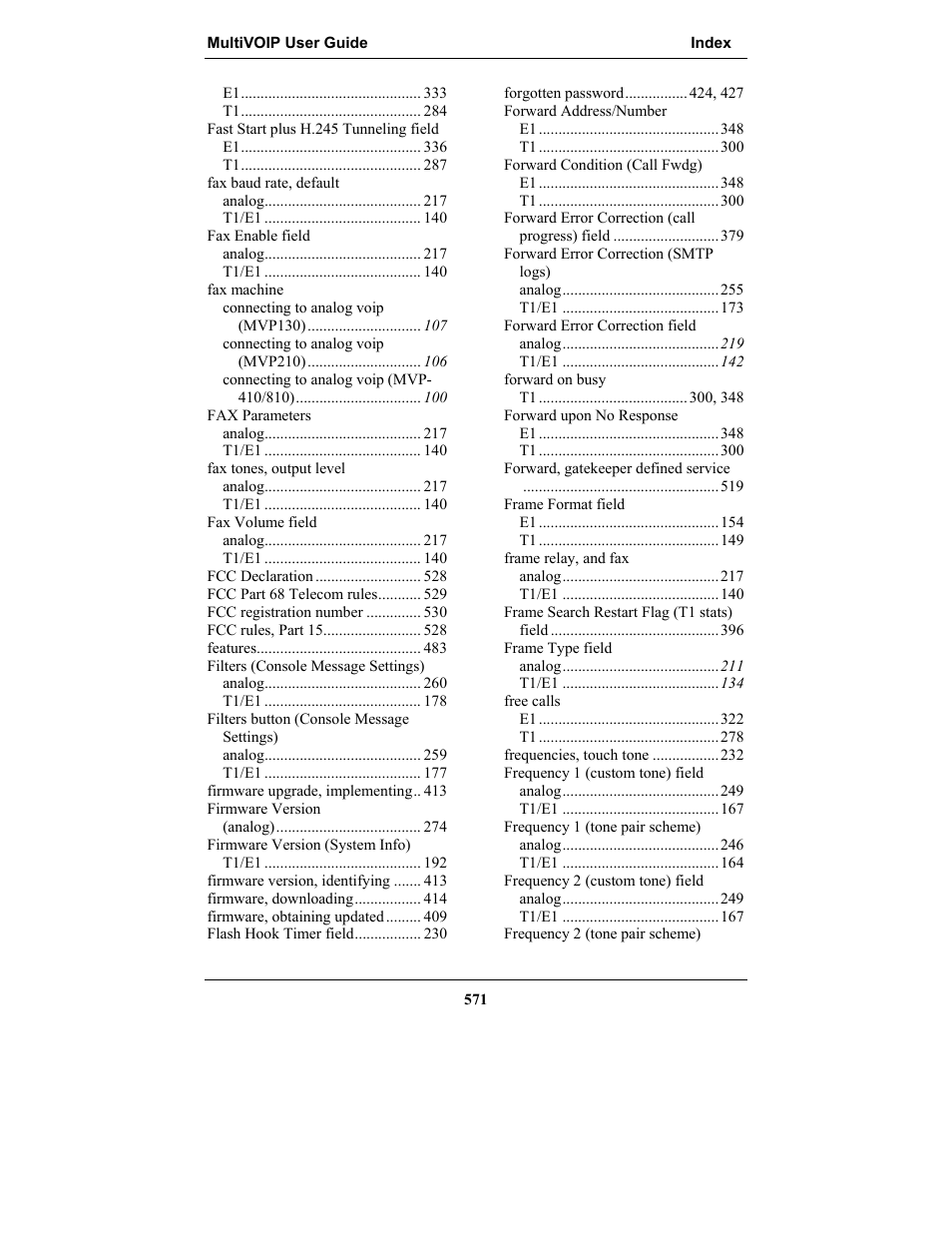 Multi-Tech Systems MULTIVOIP MVP-2410 User Manual | Page 571 / 605