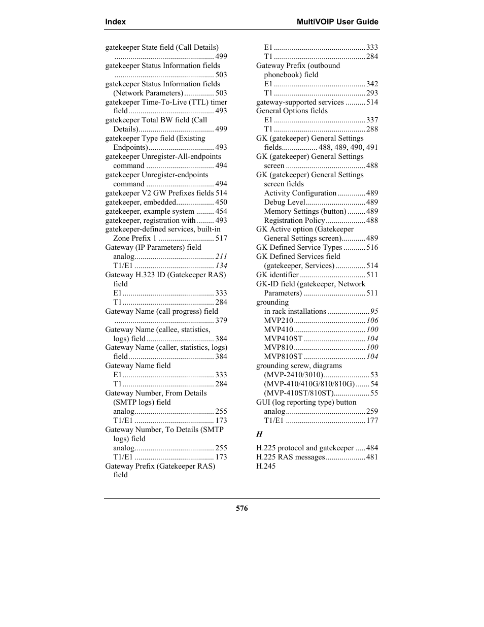 Multi-Tech Systems MULTIVOIP MVP-2410 User Manual | Page 576 / 605