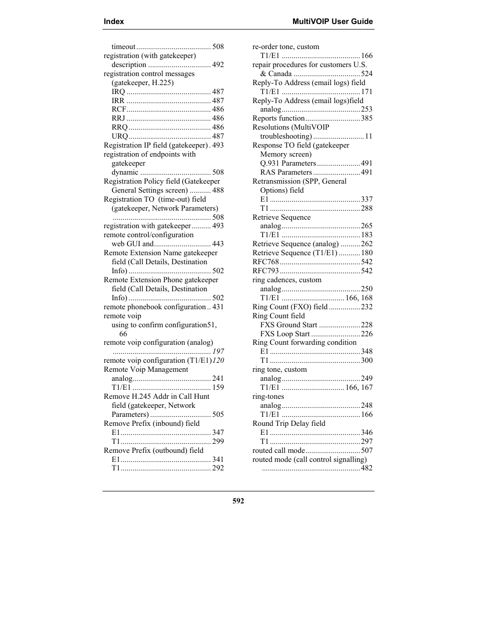 Multi-Tech Systems MULTIVOIP MVP-2410 User Manual | Page 592 / 605