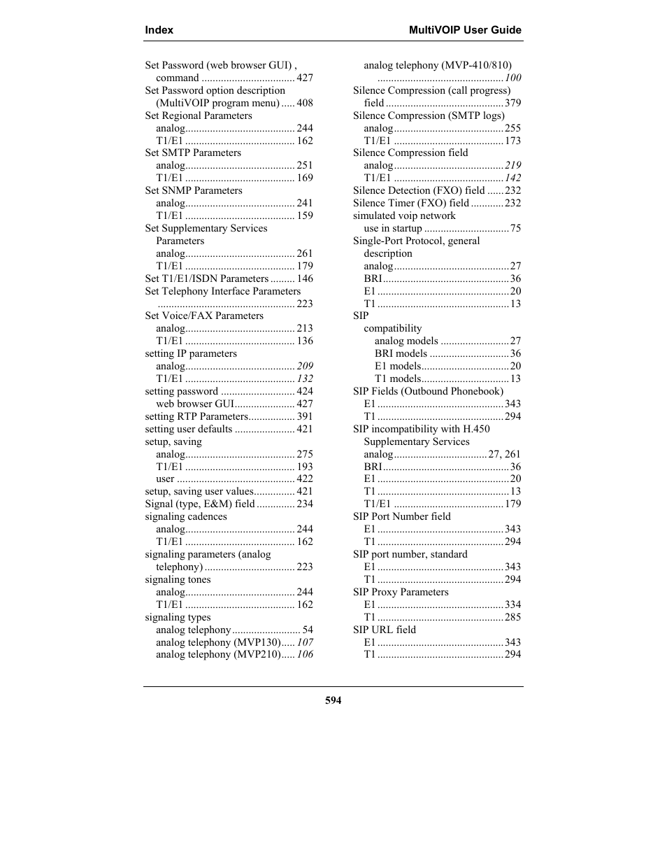 Multi-Tech Systems MULTIVOIP MVP-2410 User Manual | Page 594 / 605