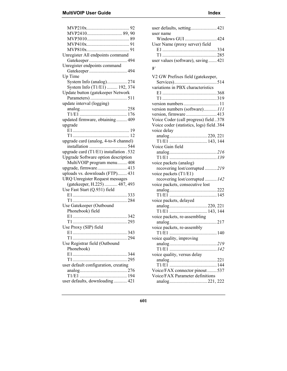 Multi-Tech Systems MULTIVOIP MVP-2410 User Manual | Page 601 / 605
