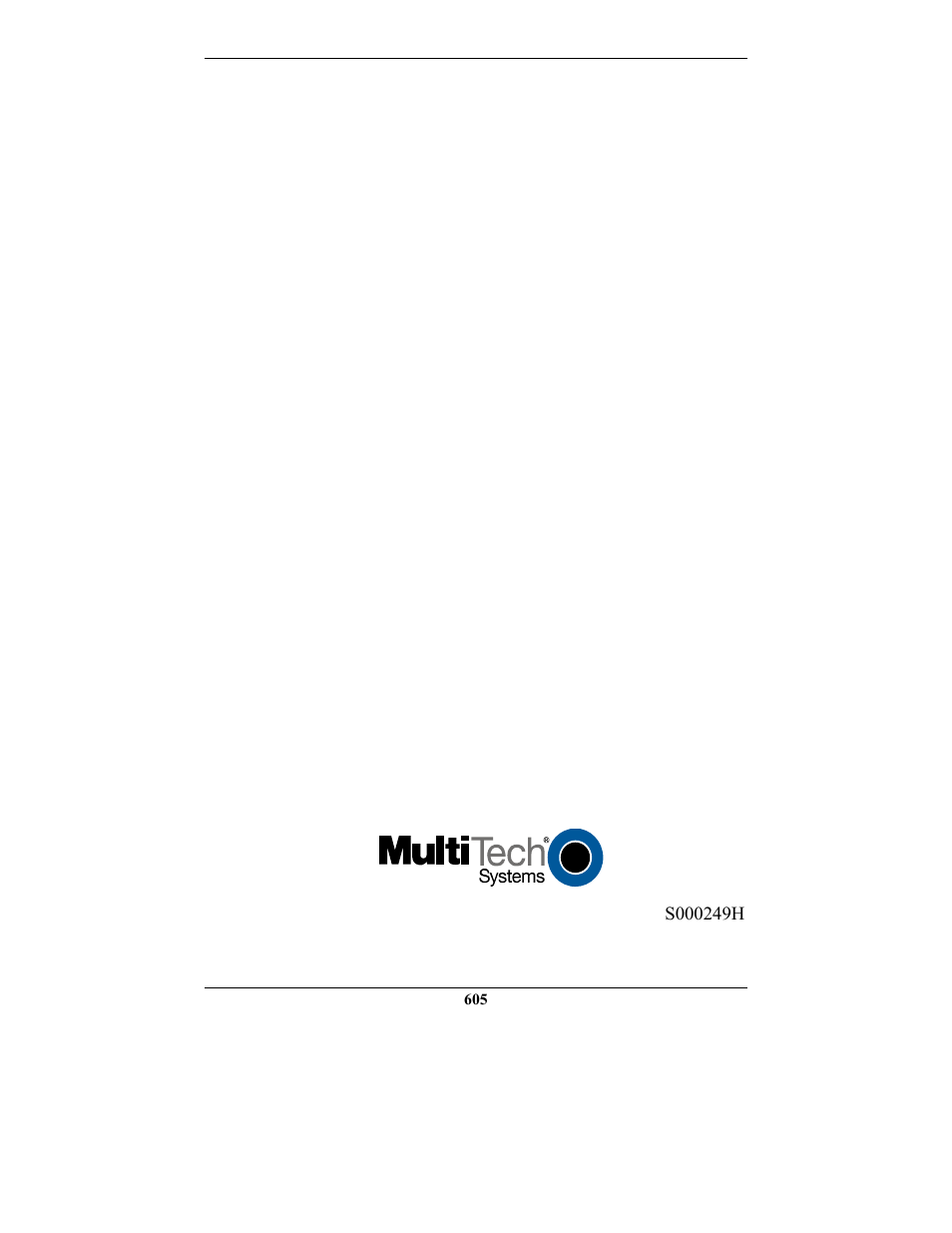 Multi-Tech Systems MULTIVOIP MVP-2410 User Manual | Page 605 / 605