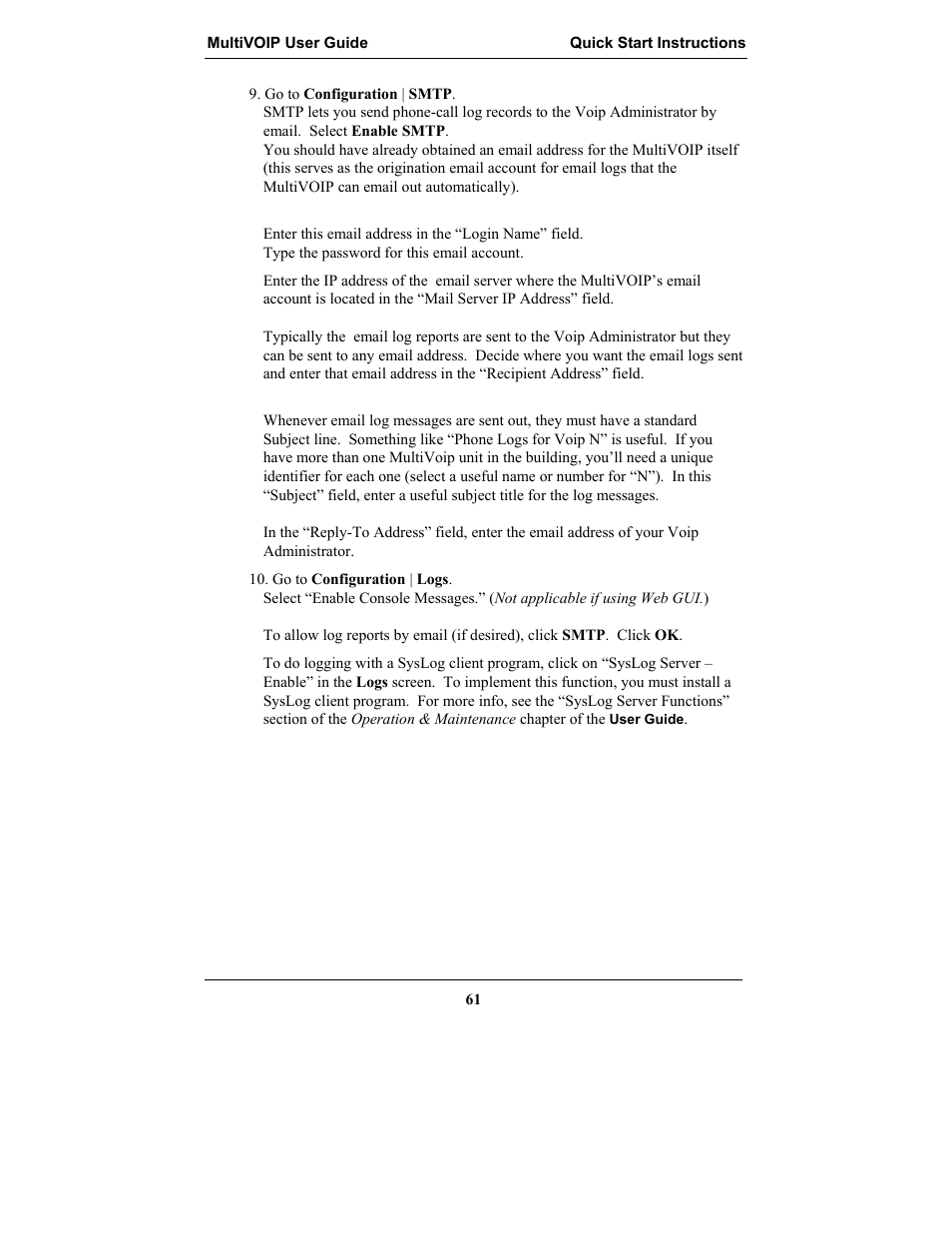 Multi-Tech Systems MULTIVOIP MVP-2410 User Manual | Page 61 / 605