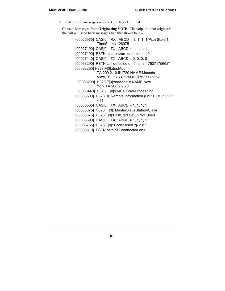 Multi-Tech Systems MULTIVOIP MVP-2410 User Manual | Page 83 / 605