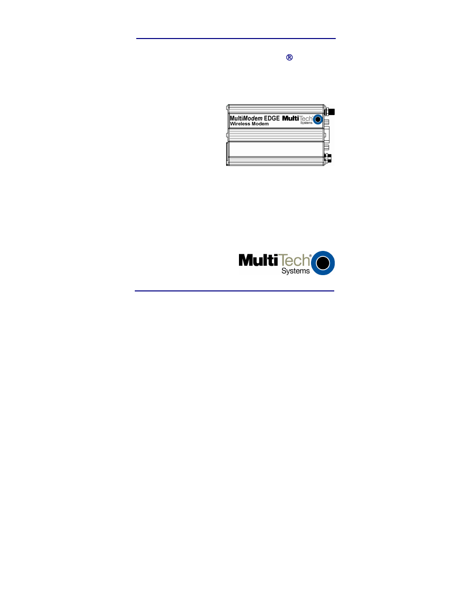 Multi-Tech Systems MTCBA-E User Manual | 8 pages