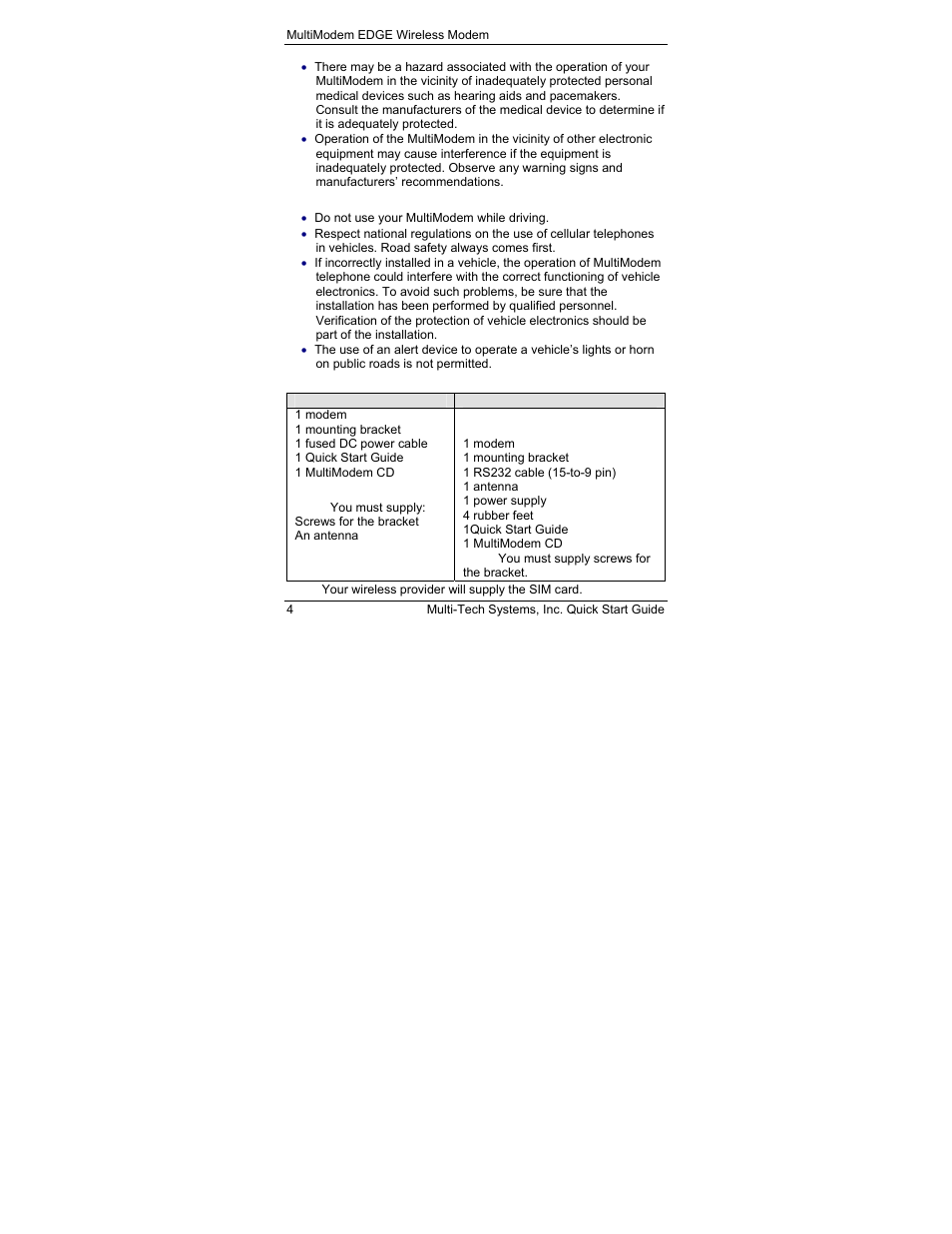 Multi-Tech Systems MTCBA-E User Manual | Page 4 / 8