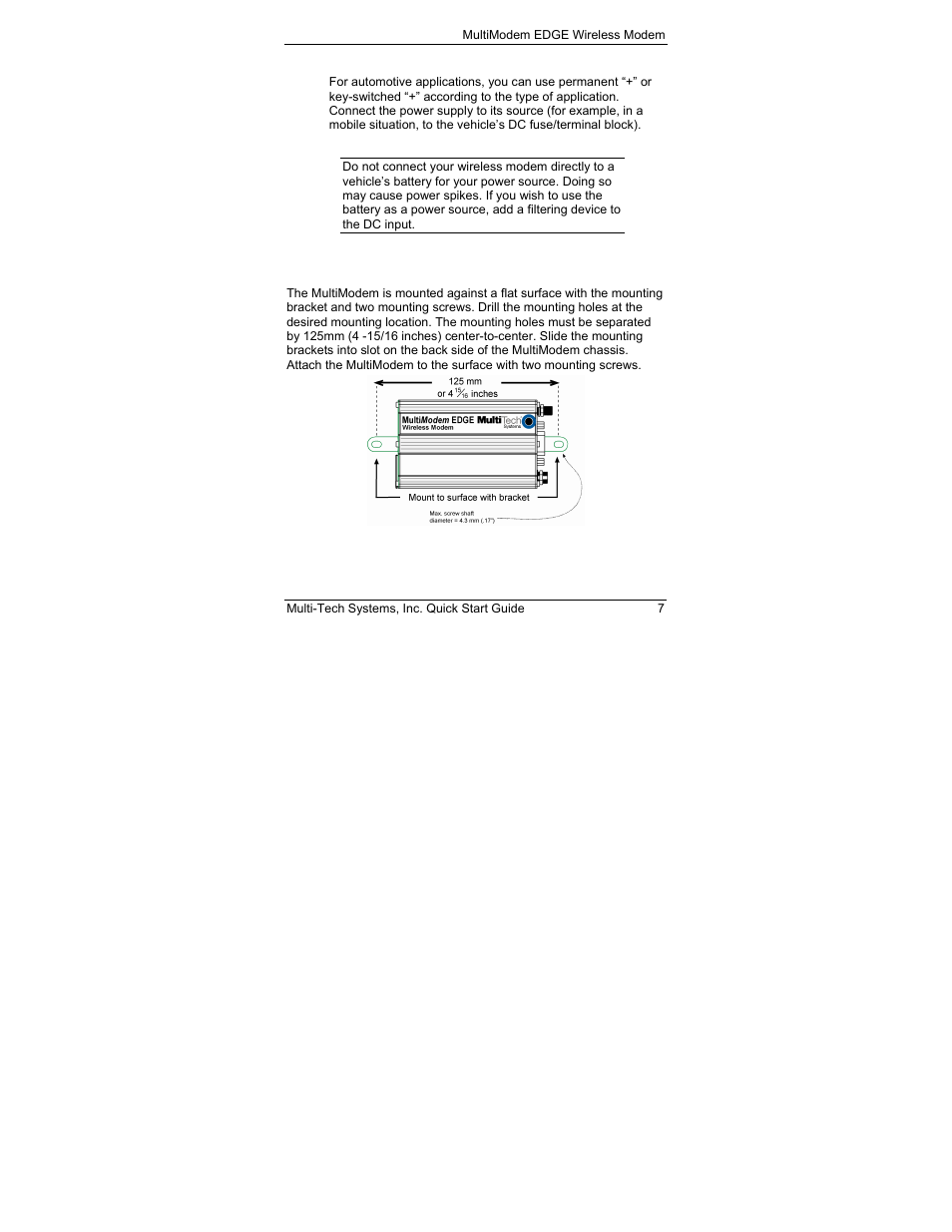 Multi-Tech Systems MTCBA-E User Manual | Page 7 / 8