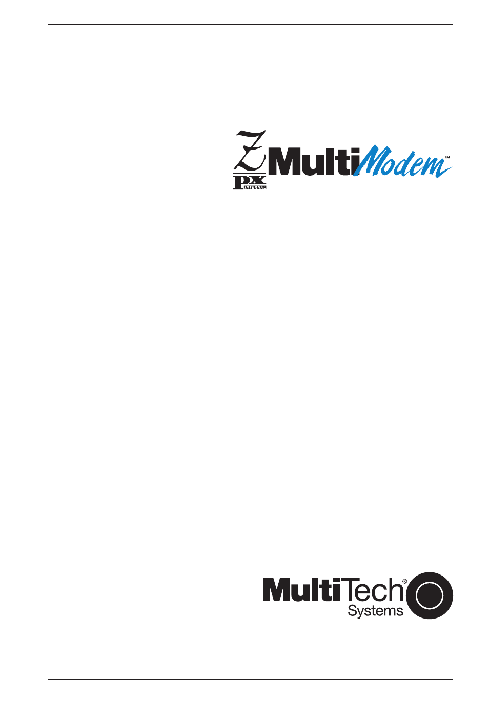 Multi-Tech Systems MT2834ZPX User Manual | 81 pages