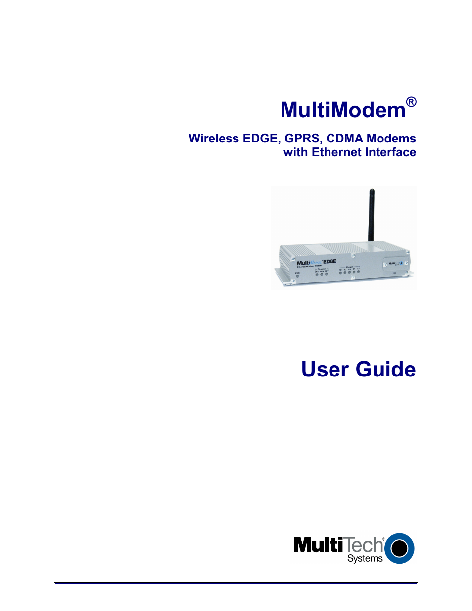 Multi-Tech Systems MULTIMODEM MTCBA-C-EN-NX User Manual | 58 pages