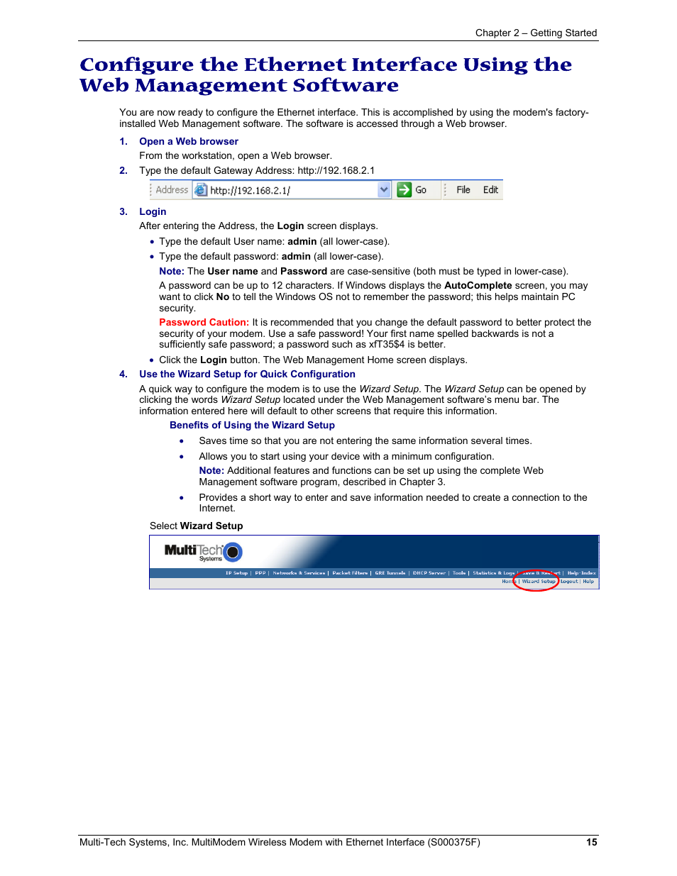 Multi-Tech Systems MULTIMODEM MTCBA-C-EN-NX User Manual | Page 15 / 58