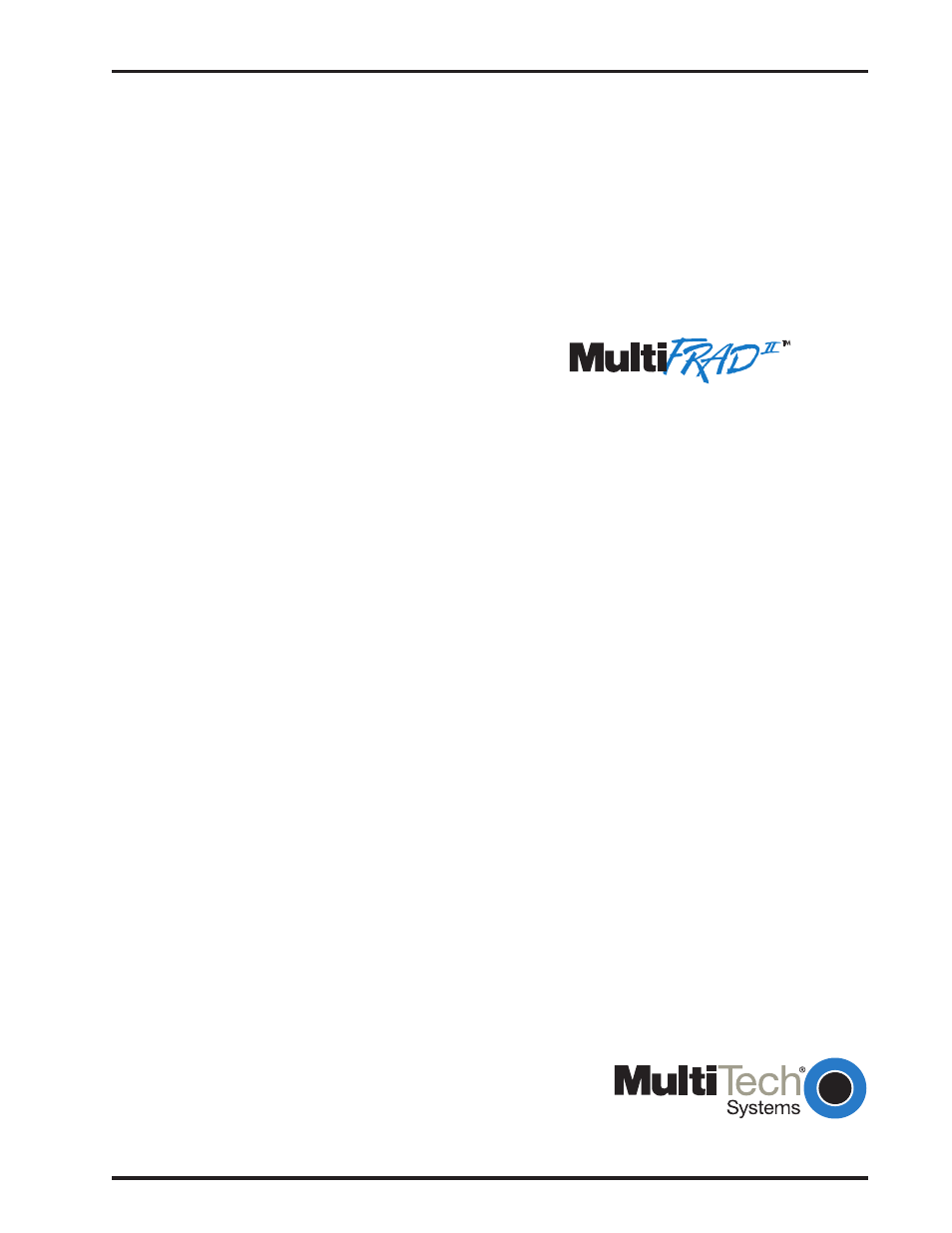 Multi-Tech Systems MultiFRAD FR2201 User Manual | 85 pages