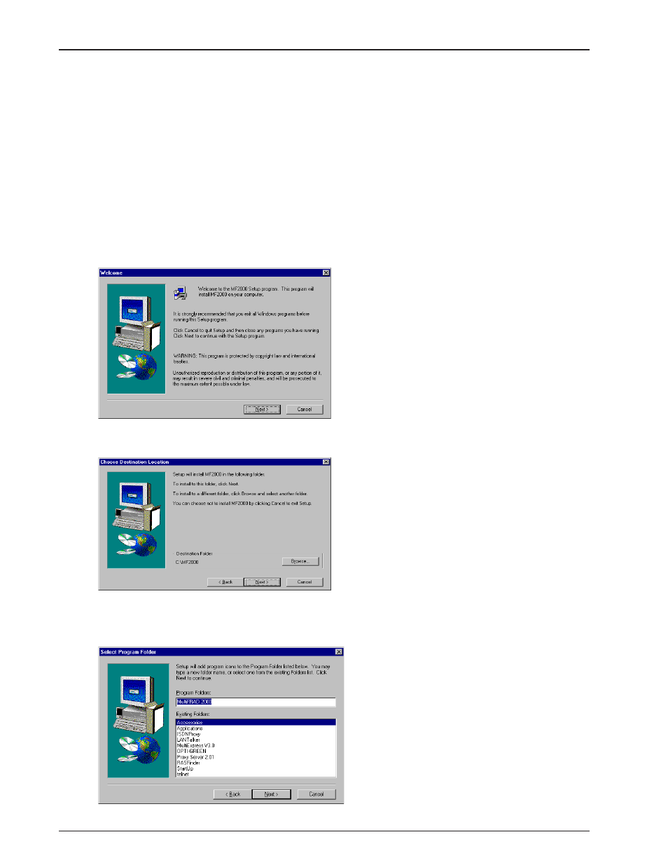Installing your software | Multi-Tech Systems MultiFRAD FR2201 User Manual | Page 18 / 85