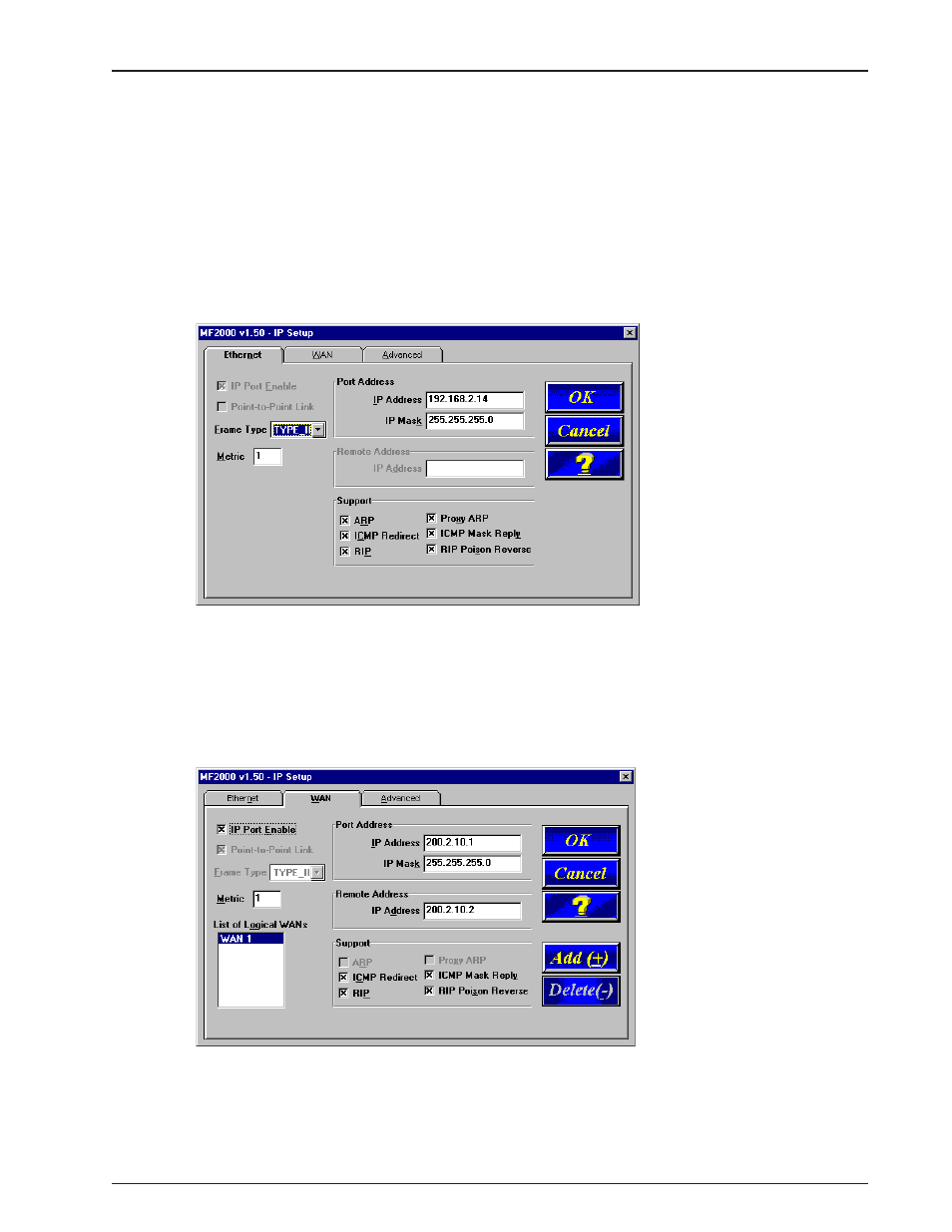 Ip setup | Multi-Tech Systems MultiFRAD FR2201 User Manual | Page 29 / 85