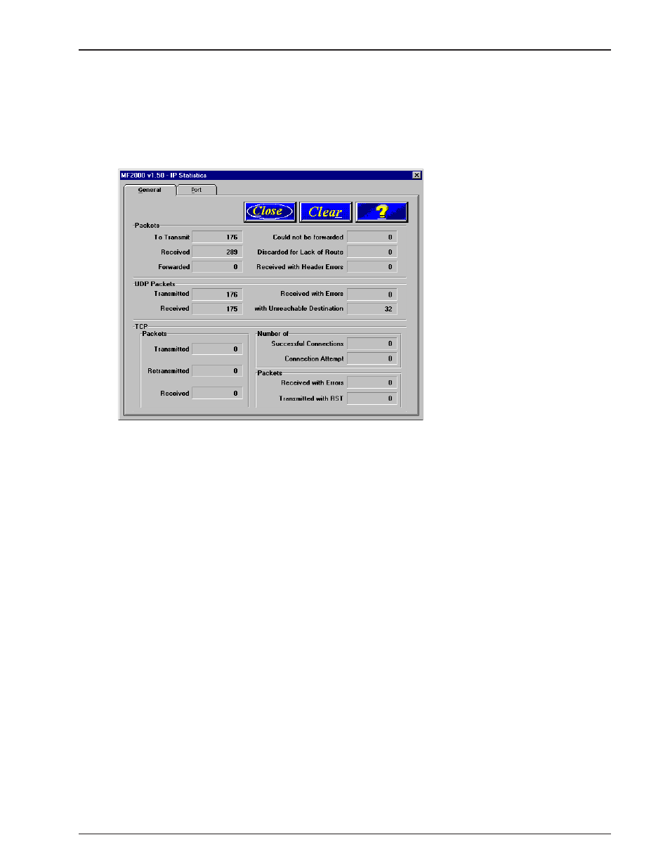 Ip statistics | Multi-Tech Systems MultiFRAD FR2201 User Manual | Page 35 / 85