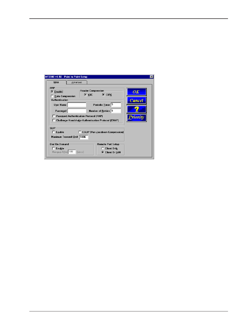 Point to point setup | Multi-Tech Systems MultiFRAD FR2201 User Manual | Page 41 / 85