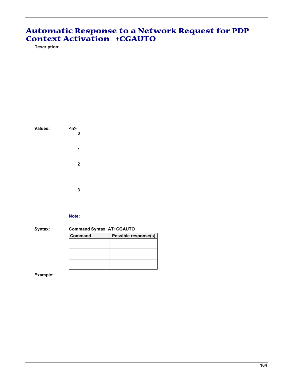 Multi-Tech Systems MMCModem GPRS (MTMMC-G) User Manual | Page 164 / 203
