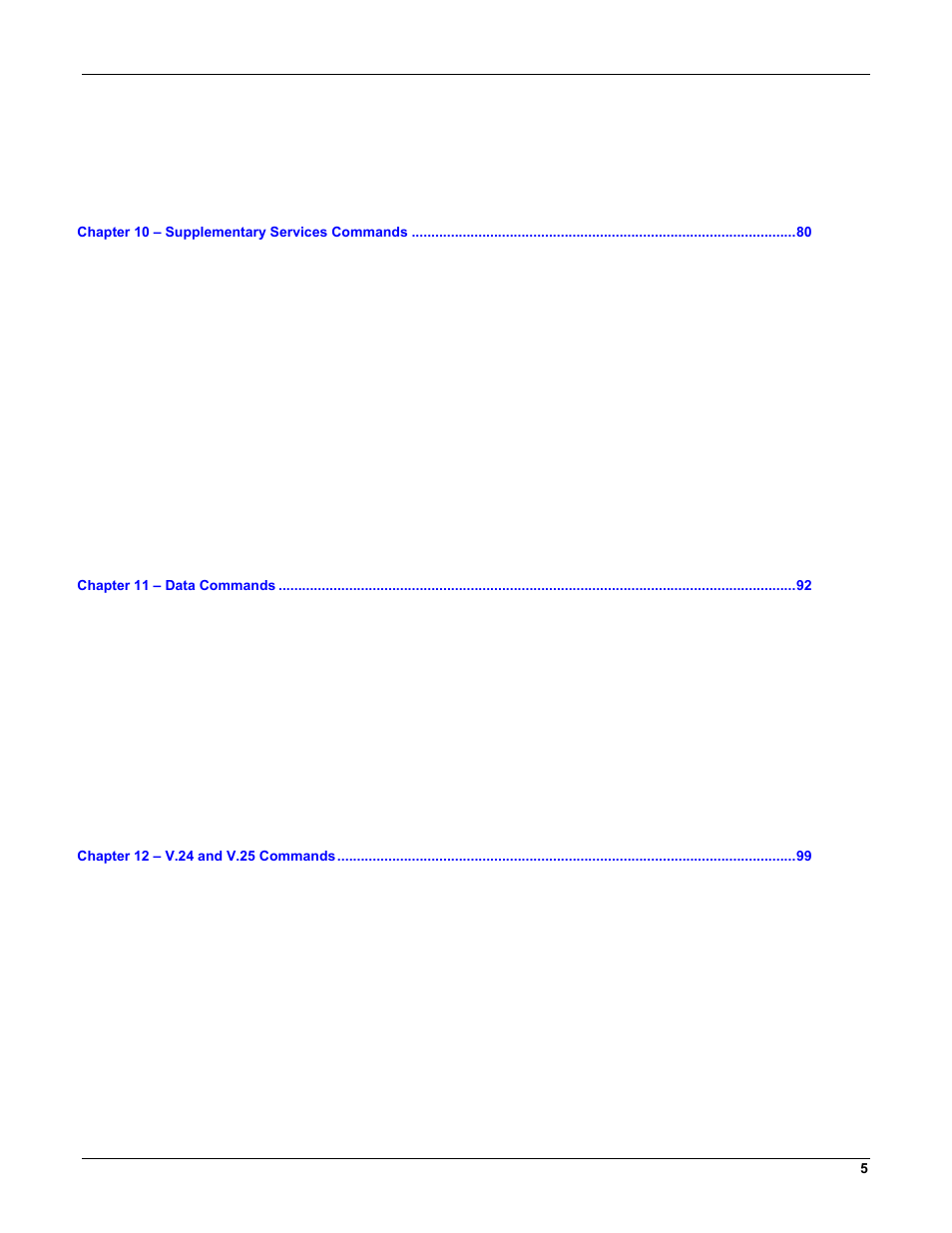 Multi-Tech Systems MMCModem GPRS (MTMMC-G) User Manual | Page 5 / 203