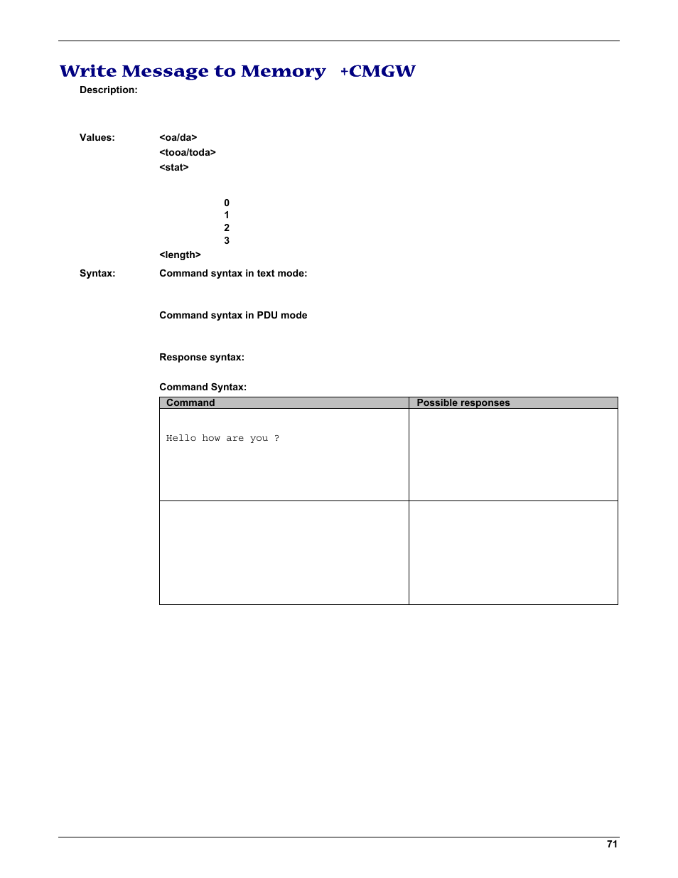 Multi-Tech Systems MMCModem GPRS (MTMMC-G) User Manual | Page 71 / 203