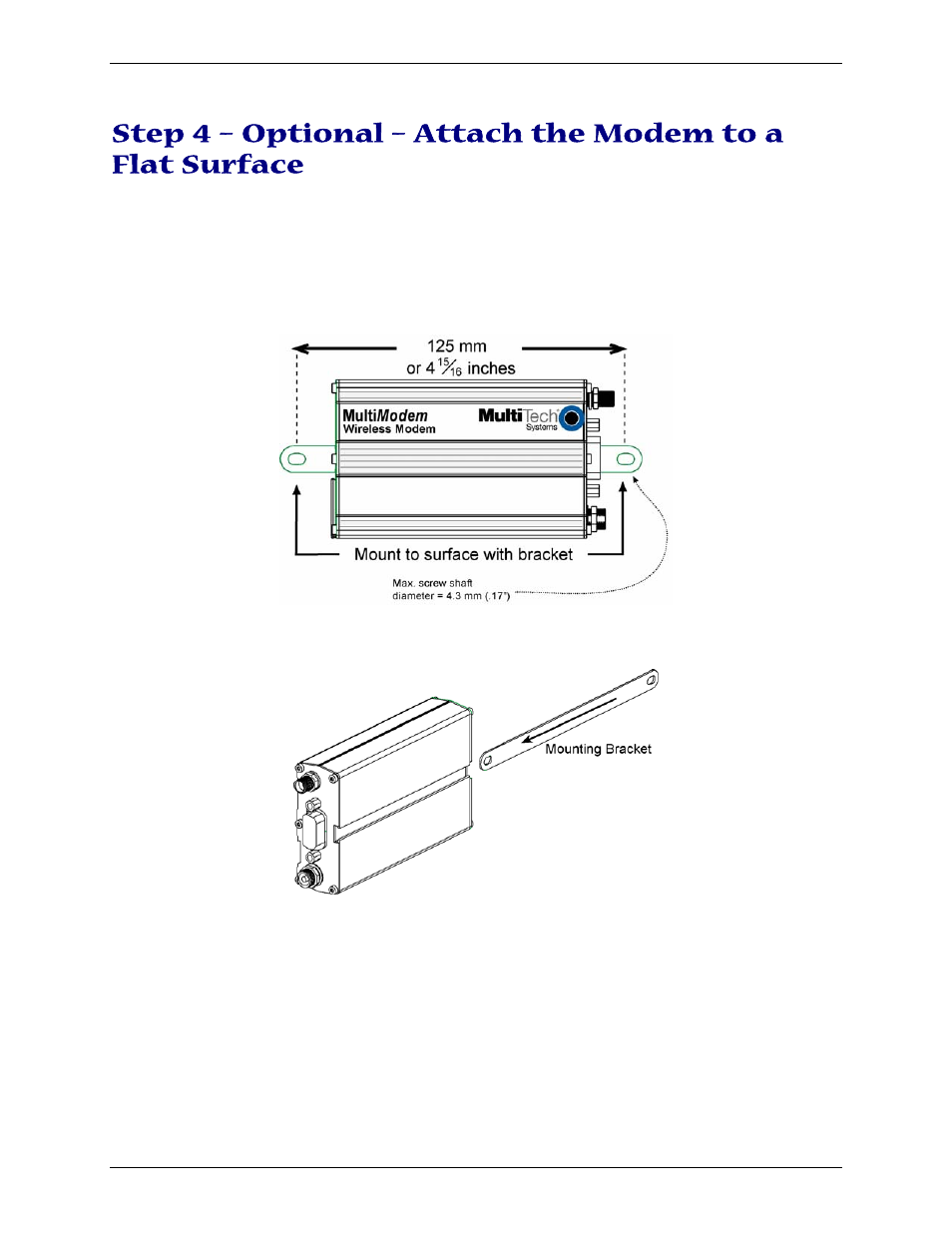 Multi-Tech Systems MTCBA-G-F4 User Manual | Page 13 / 30
