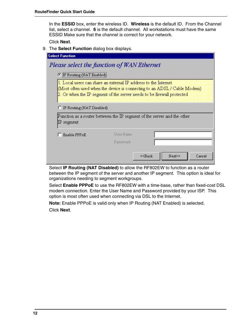 Multi-Tech Systems ROUTEFINDER RF802EW User Manual | Page 12 / 28