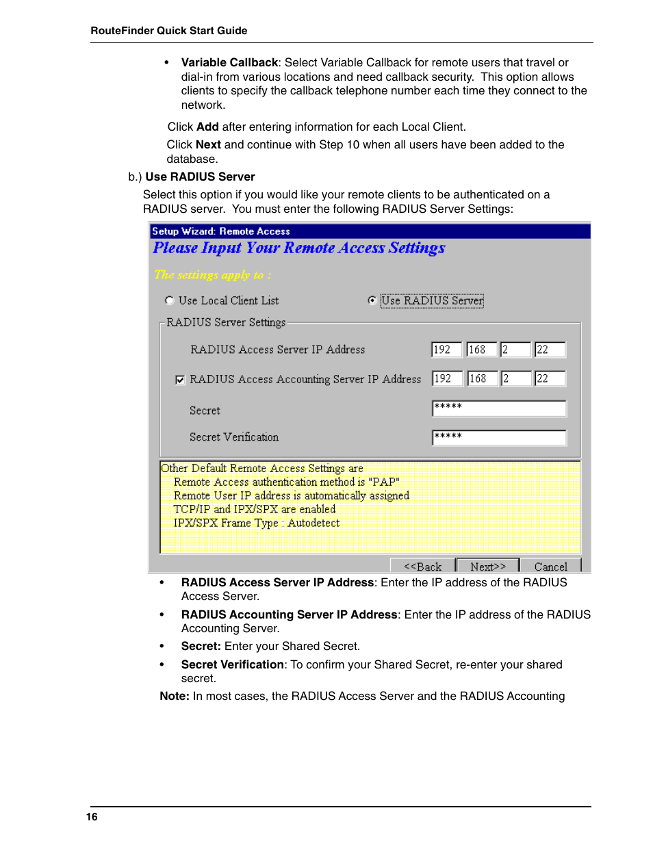 Multi-Tech Systems ROUTEFINDER RF802EW User Manual | Page 16 / 28