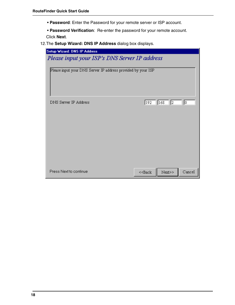 Multi-Tech Systems ROUTEFINDER RF802EW User Manual | Page 18 / 28
