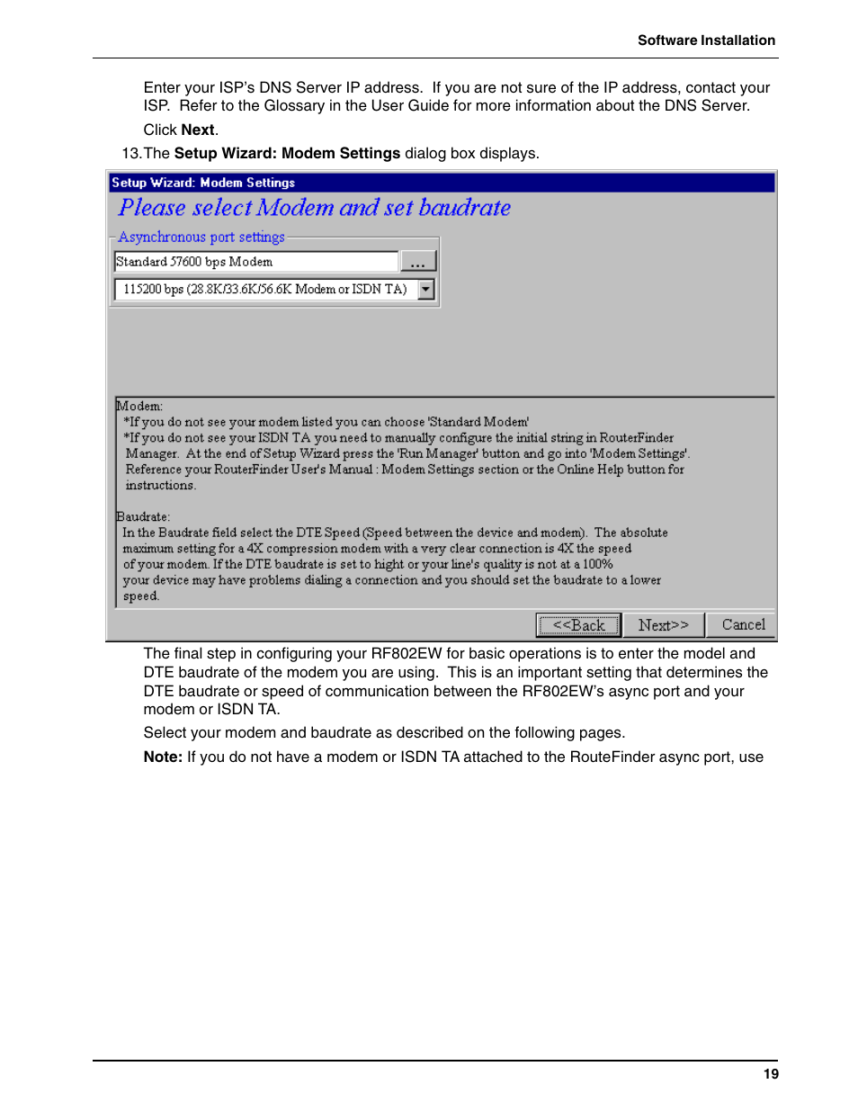 Multi-Tech Systems ROUTEFINDER RF802EW User Manual | Page 19 / 28