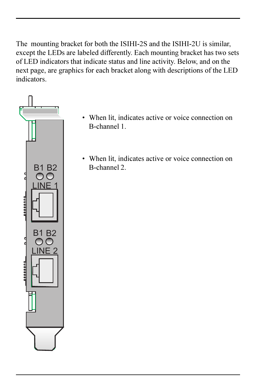 Led indicators | Multi-Tech Systems ISIHP-2S User Manual | Page 10 / 63