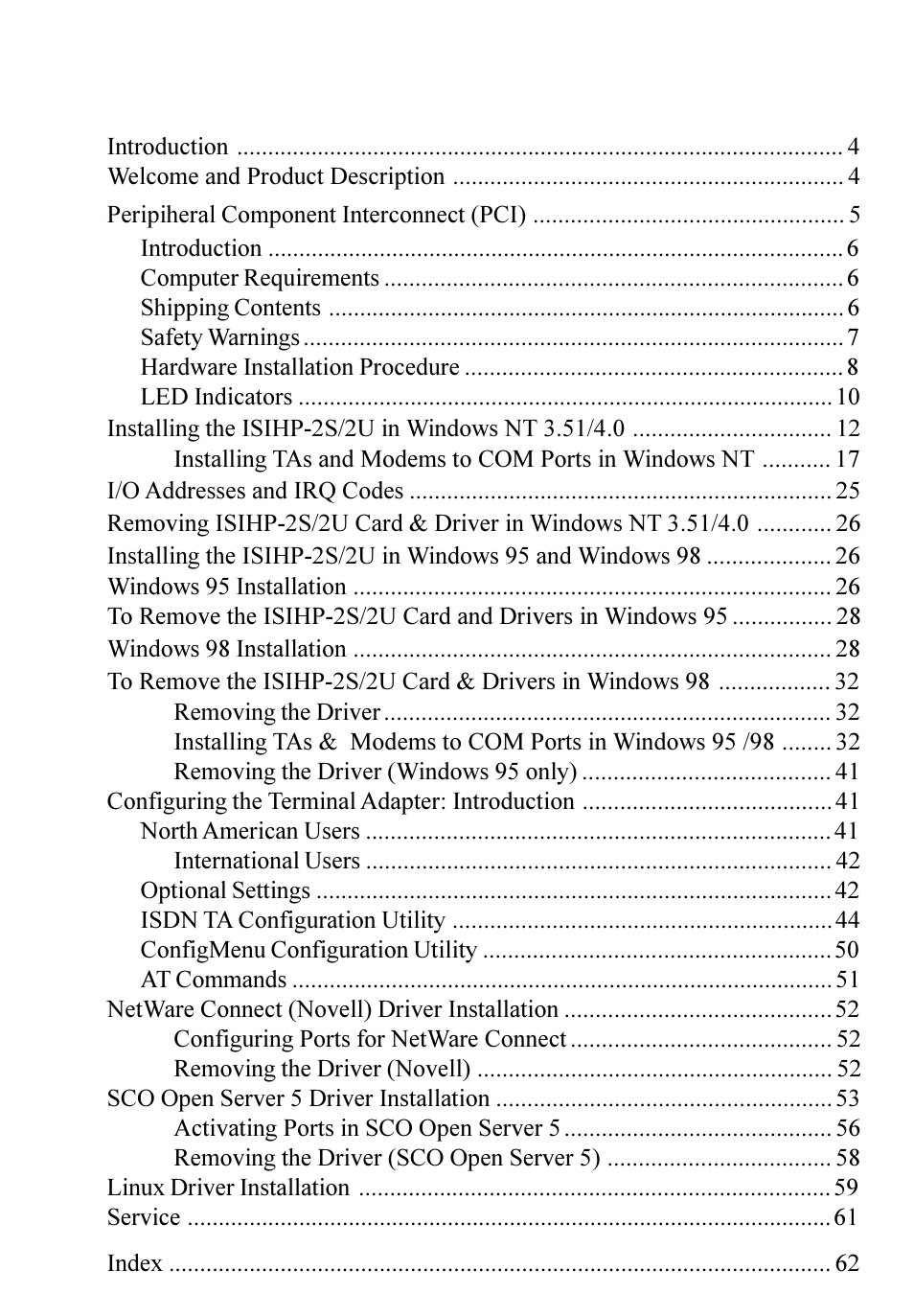 Multi-Tech Systems ISIHP-2S User Manual | Page 3 / 63
