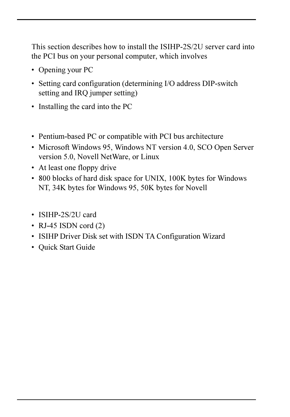 Introduction, Computer requirements, Shipping contents | Multi-Tech Systems ISIHP-2S User Manual | Page 6 / 63