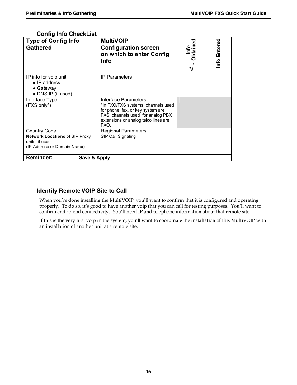 Multi-Tech Systems MVPFXS-16 User Manual | Page 16 / 165