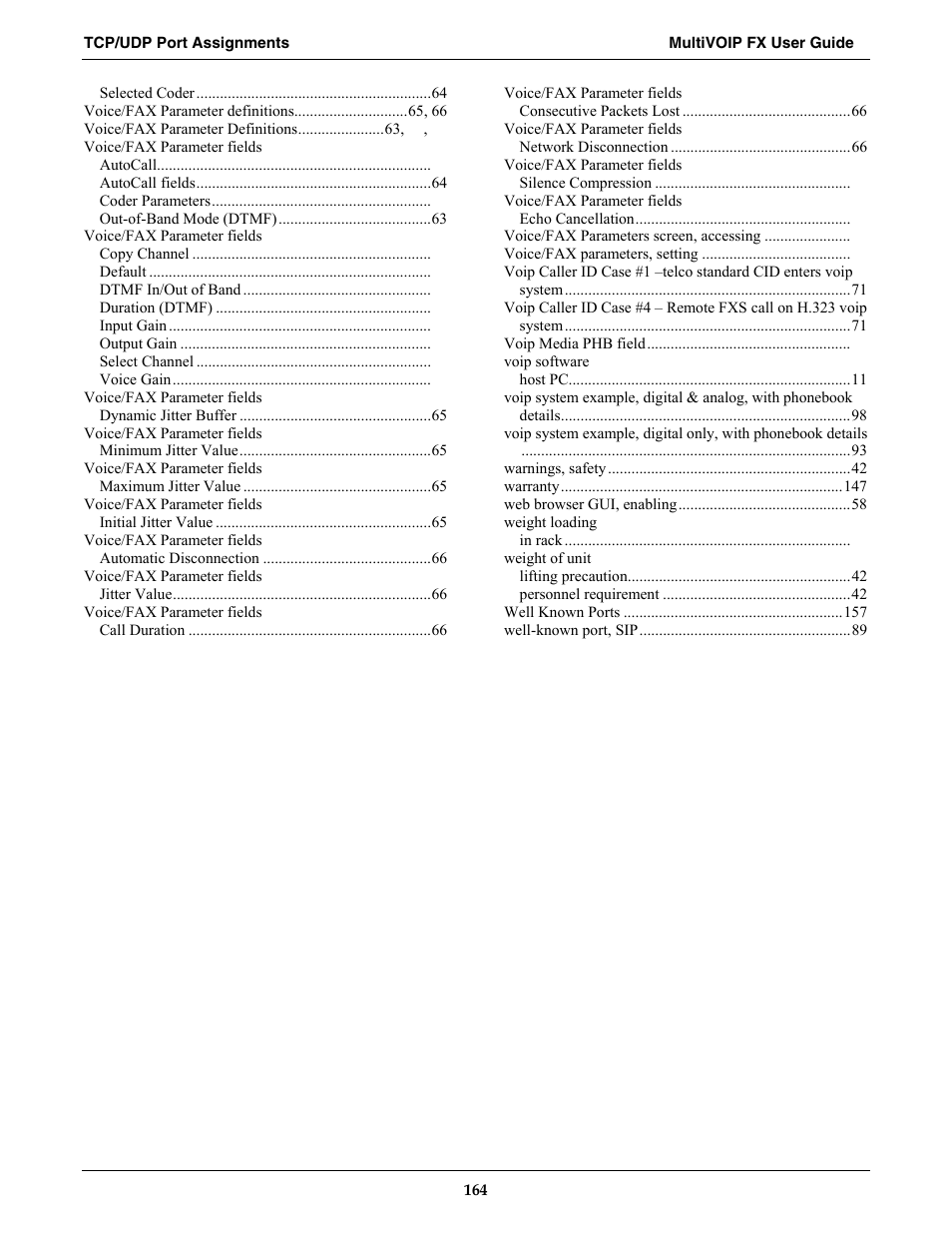 Multi-Tech Systems MVPFXS-16 User Manual | Page 164 / 165