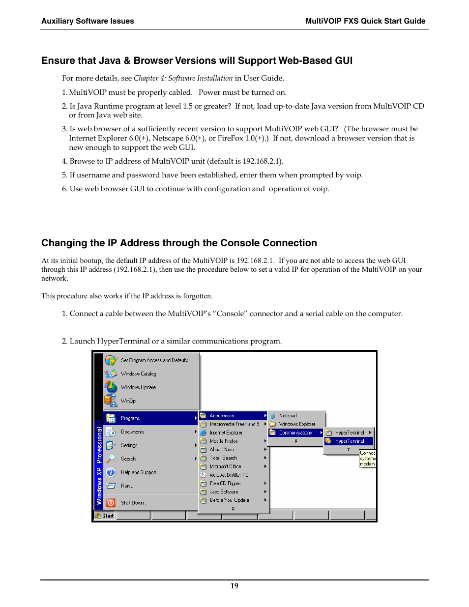 Multi-Tech Systems MVPFXS-16 User Manual | Page 19 / 165