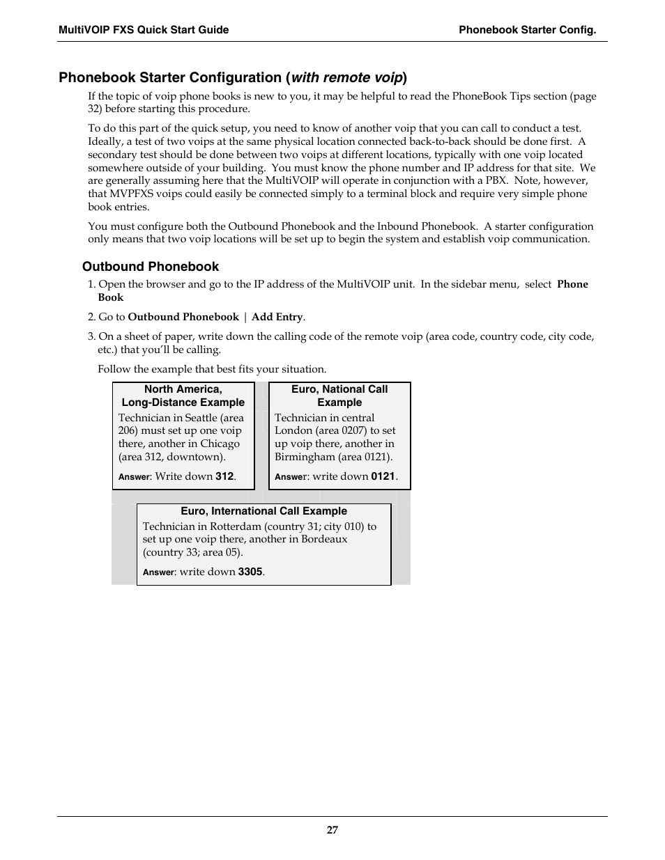 Multi-Tech Systems MVPFXS-16 User Manual | Page 27 / 165