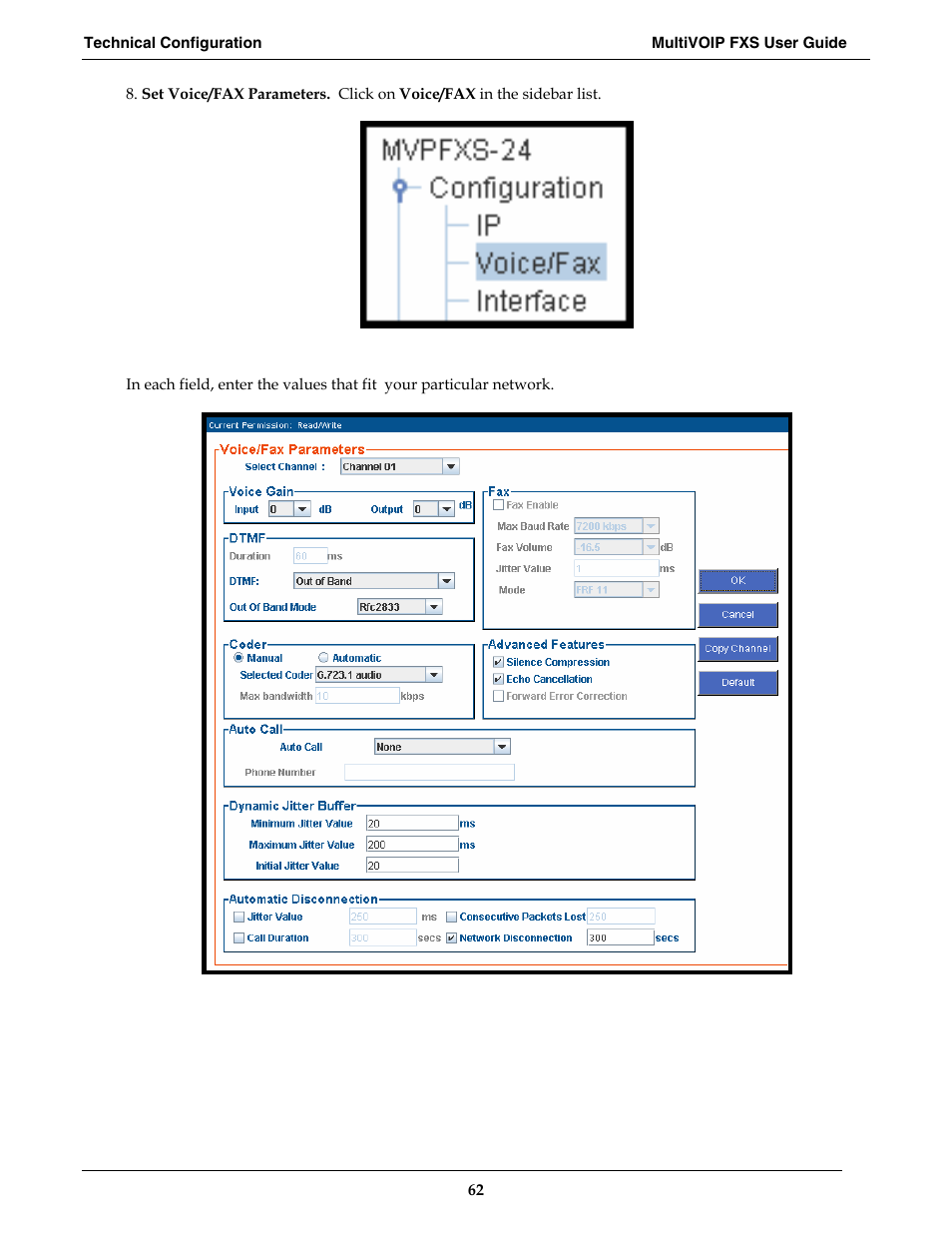 Multi-Tech Systems MVPFXS-16 User Manual | Page 62 / 165