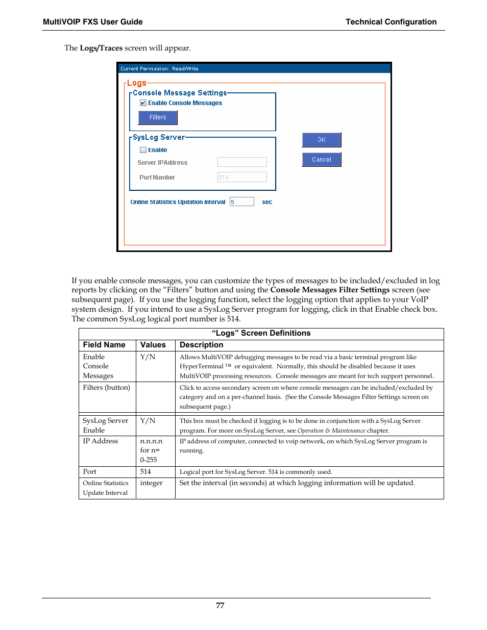 Multi-Tech Systems MVPFXS-16 User Manual | Page 77 / 165