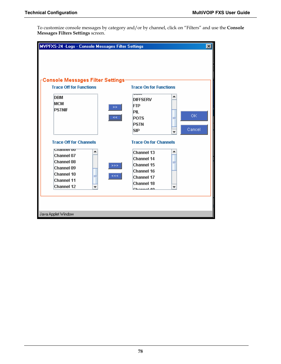Multi-Tech Systems MVPFXS-16 User Manual | Page 78 / 165