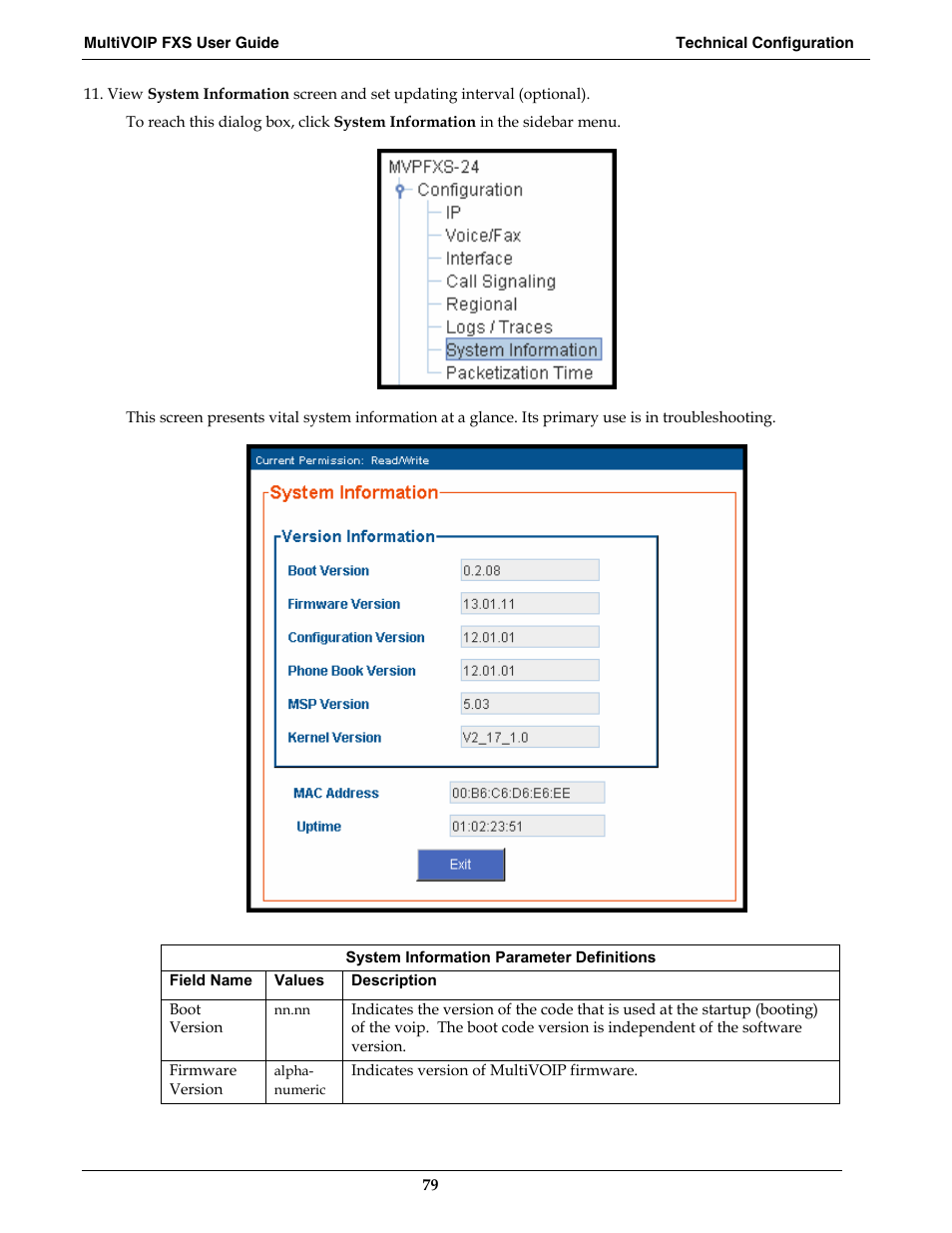Multi-Tech Systems MVPFXS-16 User Manual | Page 79 / 165