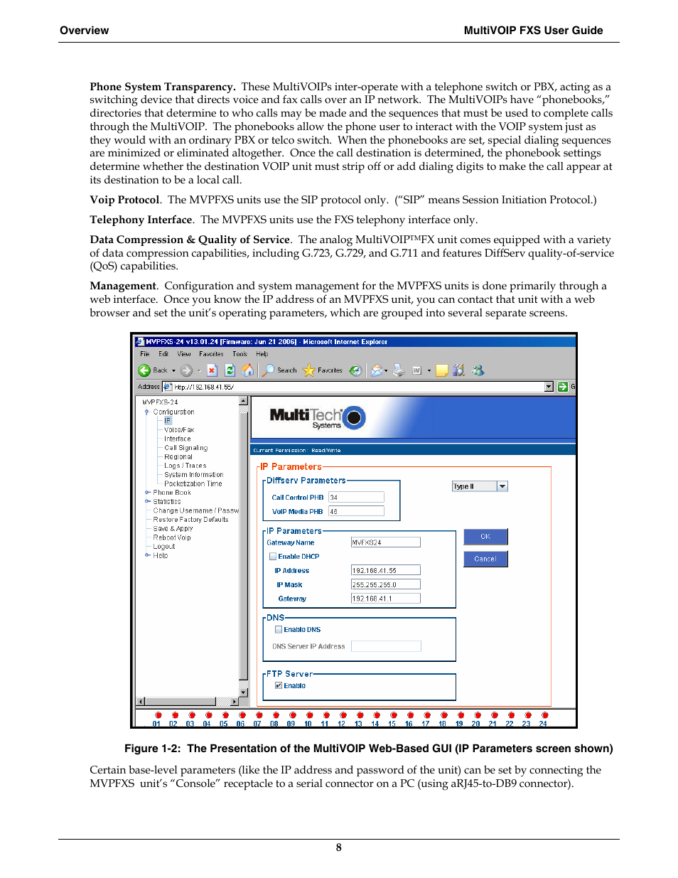 Multi-Tech Systems MVPFXS-16 User Manual | Page 8 / 165