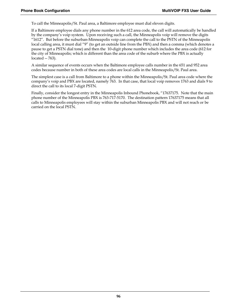 Multi-Tech Systems MVPFXS-16 User Manual | Page 96 / 165