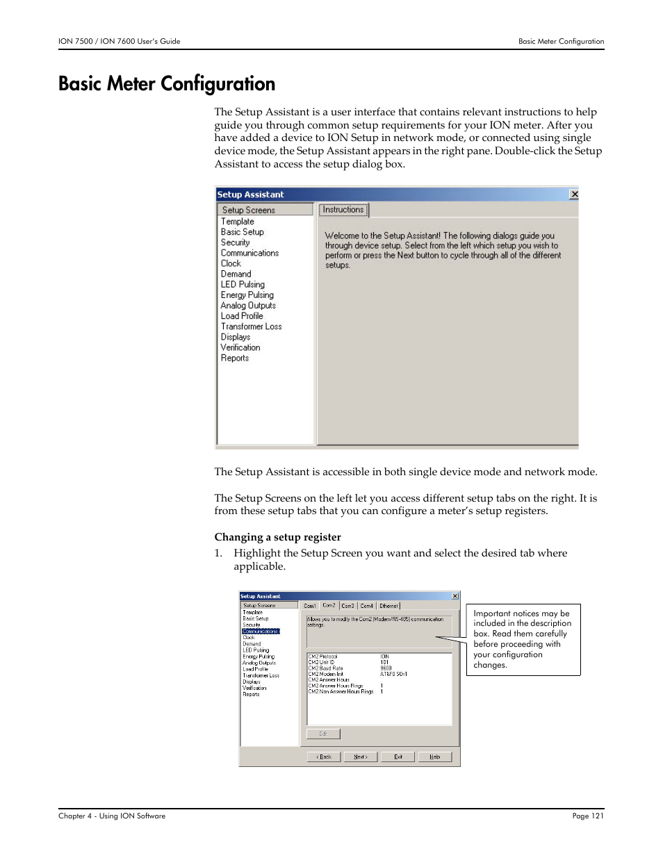 Basic meter configuration | Multi-Tech Systems 7500 User Manual | Page 121 / 372